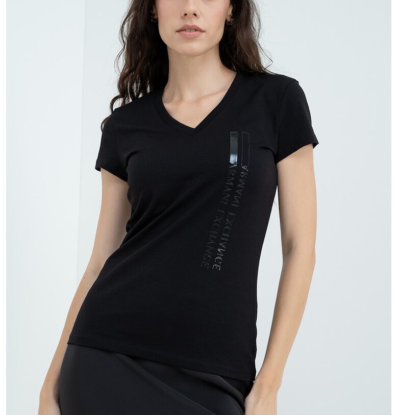 Слим памучна тениска ARMANI EXCHANGE