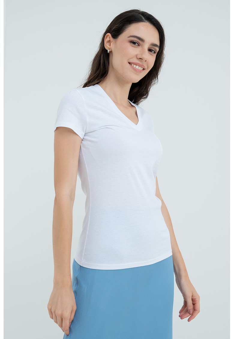 Слим памучна тениска ARMANI EXCHANGE