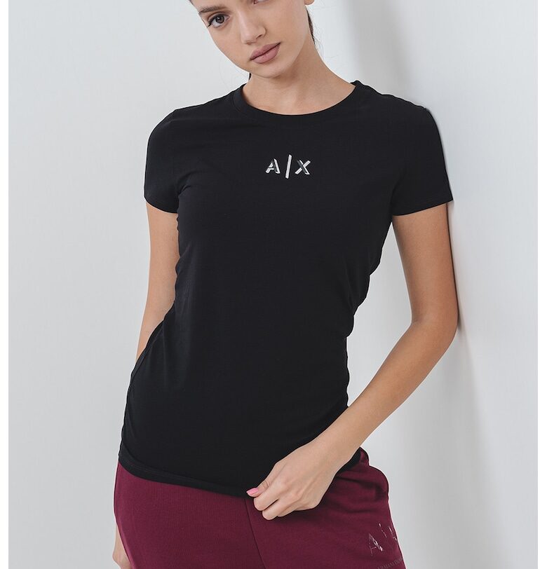 Слим памучна тениска ARMANI EXCHANGE