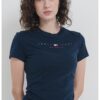 Слим памучна тениска Tommy Jeans