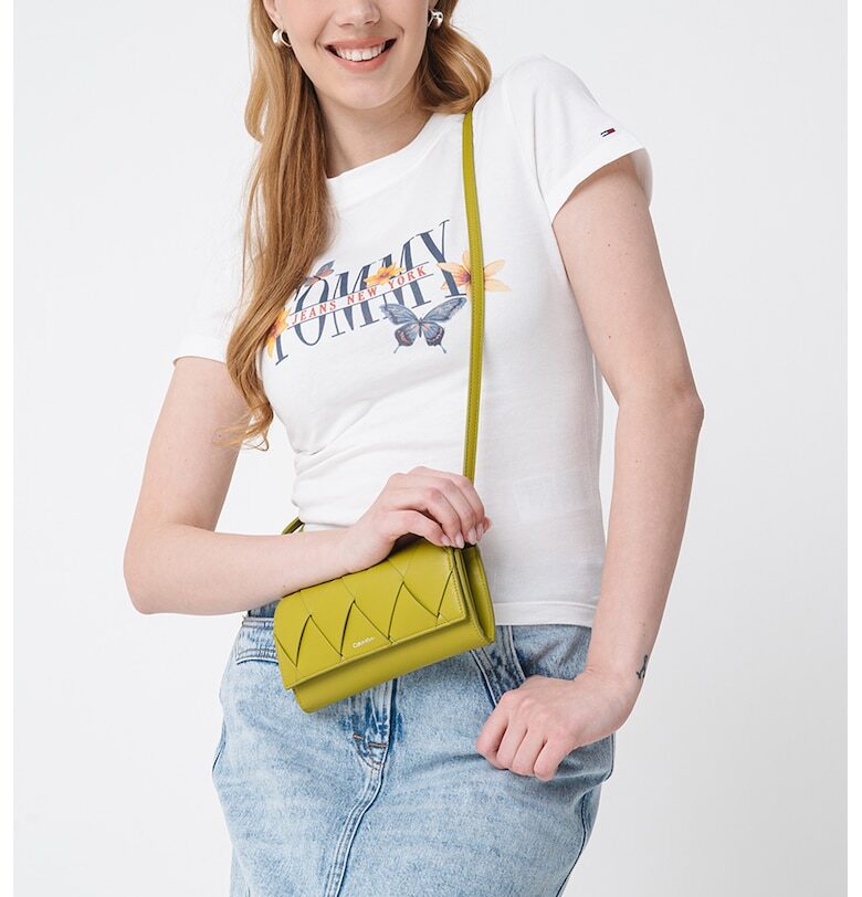 Слим памучна тениска Tommy Jeans
