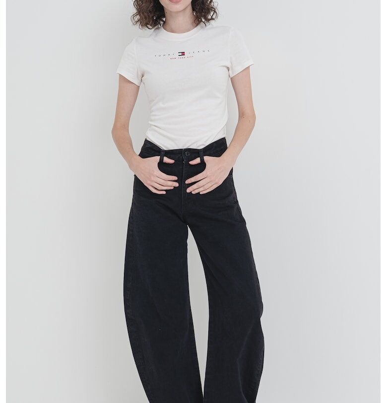 Слим памучна тениска Tommy Jeans