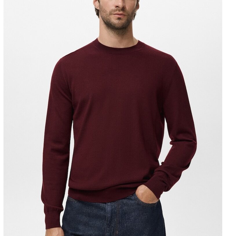 Слим пуловер от вълна Mango