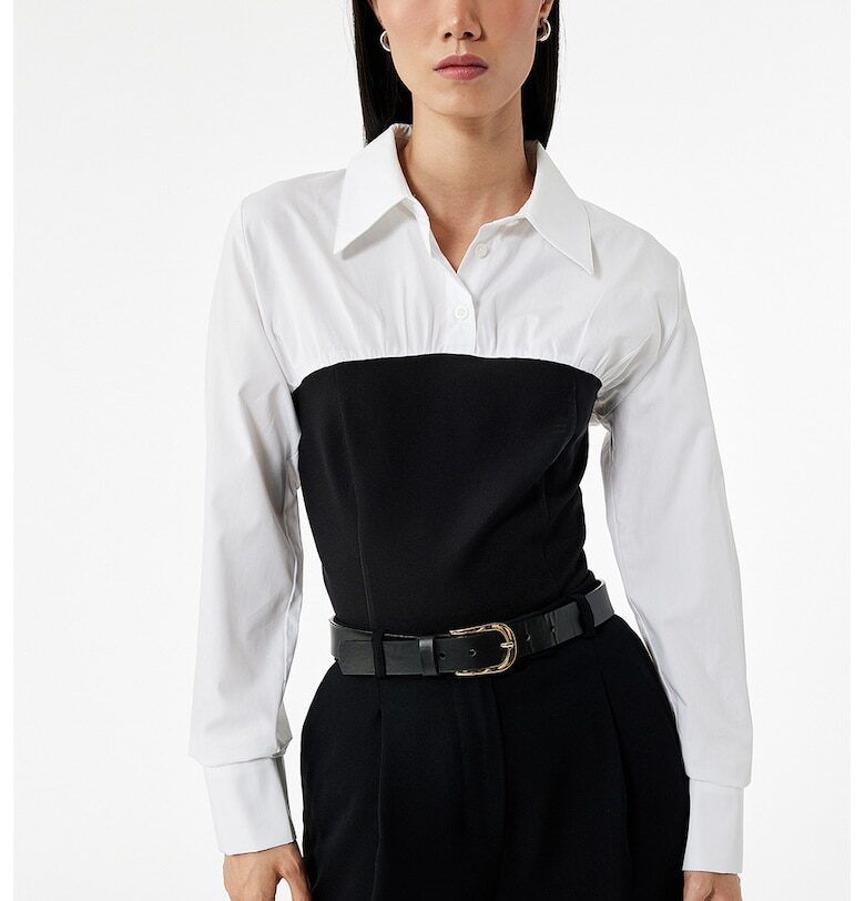 Слим риза с дизайн 2 в 1 KOTON