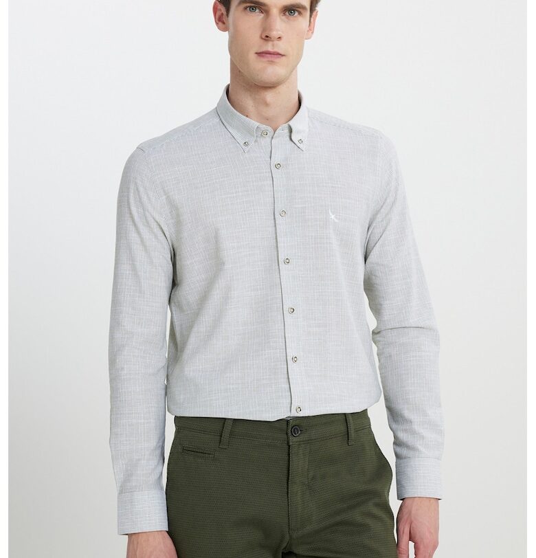 Слим риза с копчета на яката ACCo