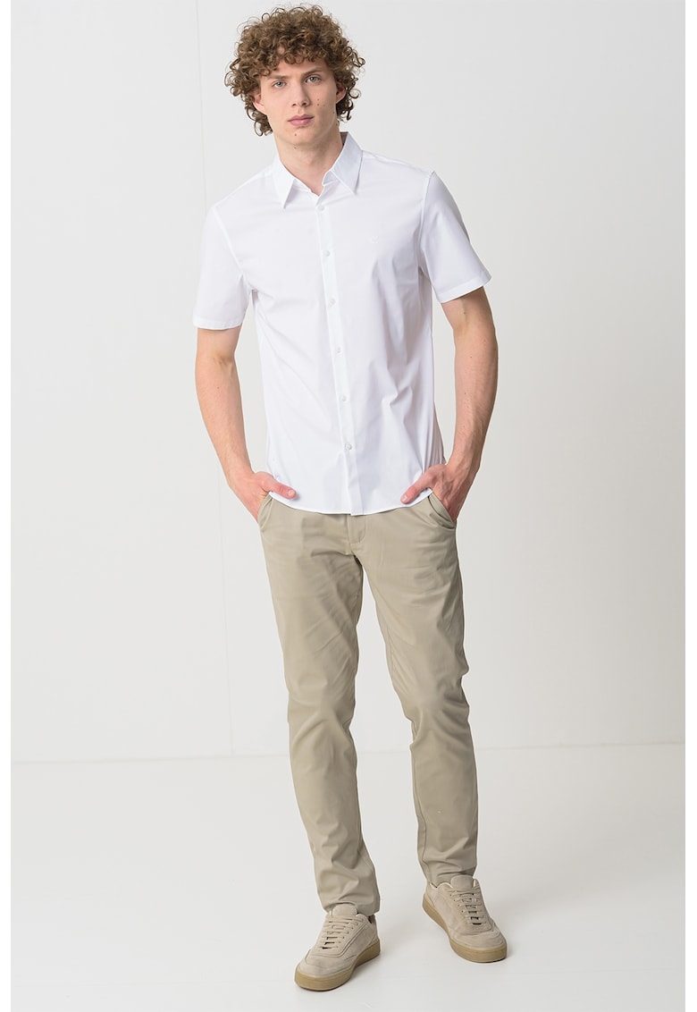 Слим риза с къси ръкави CALVIN KLEIN