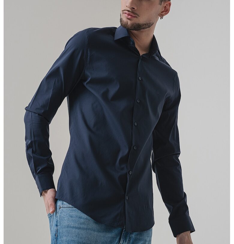 Слим риза с лиосел CALVIN KLEIN