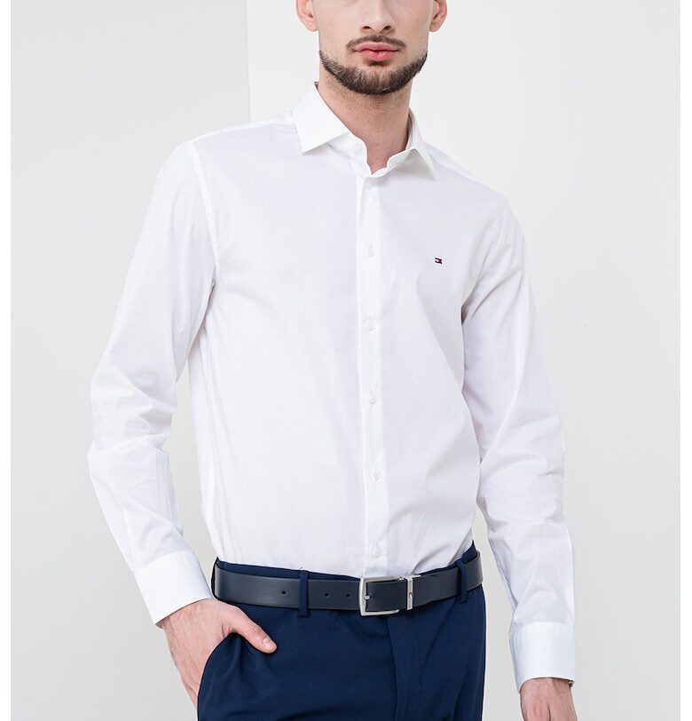 Слим риза с лого Tommy Hilfiger