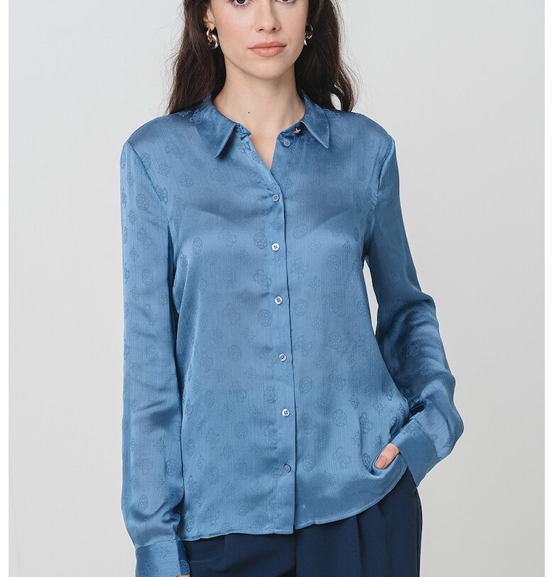 Слим риза с монограми GUESS