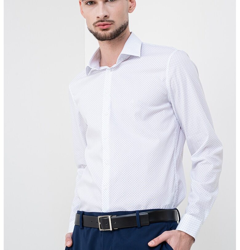 Слим риза с органичен памук CALVIN KLEIN