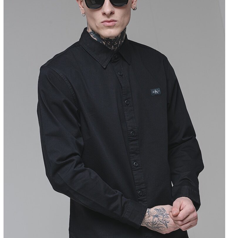 Слим риза с остра яка CALVIN KLEIN JEANS