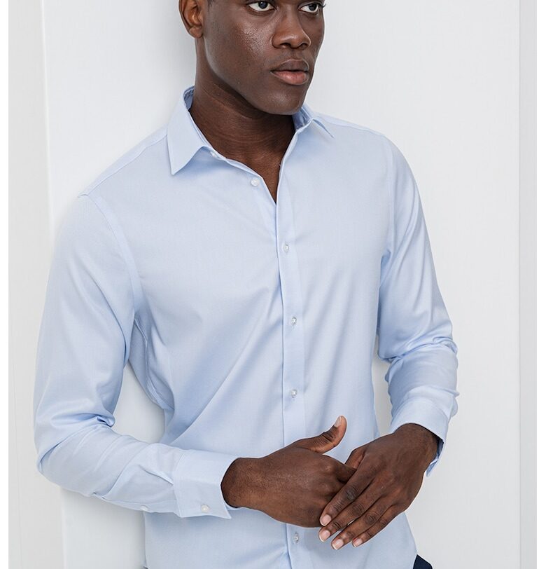 Слим риза с памук CALVIN KLEIN