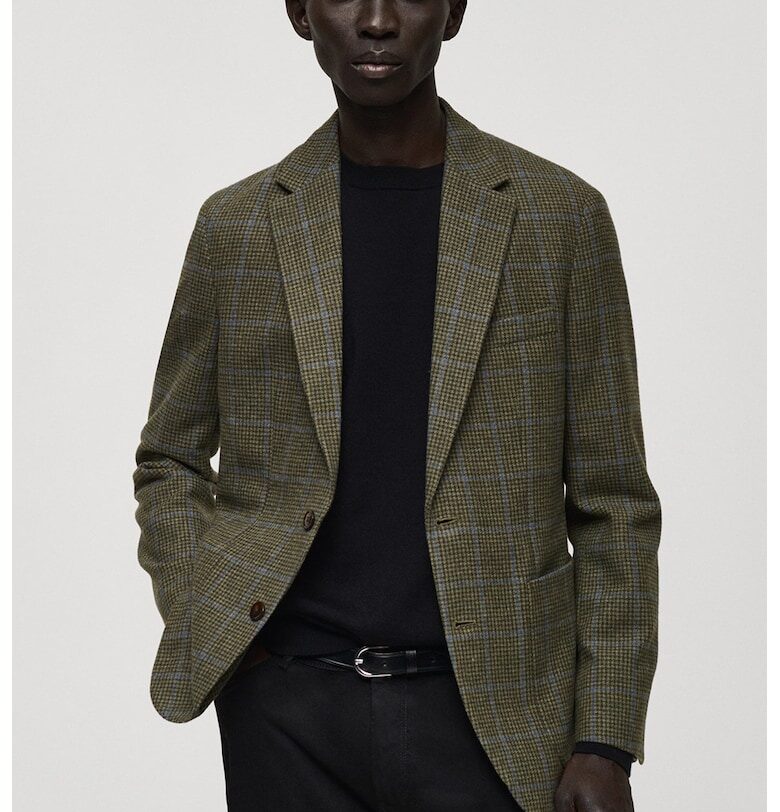 Слим сако с вълна Mango