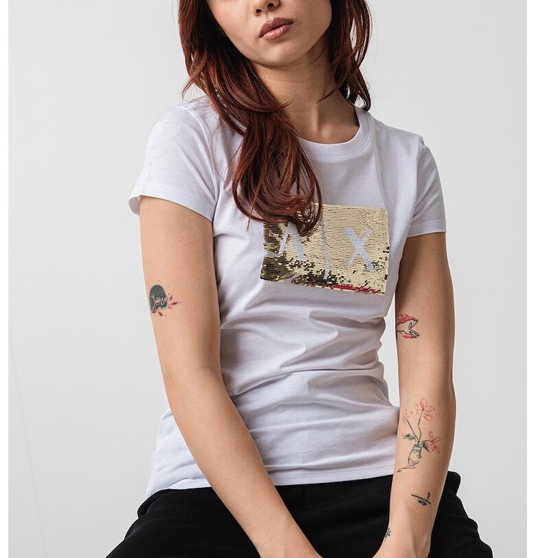 Слим тениска ARMANI EXCHANGE