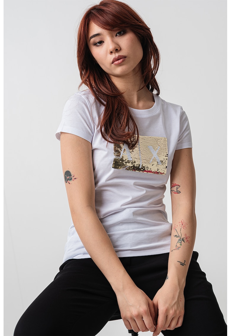 Слим тениска ARMANI EXCHANGE