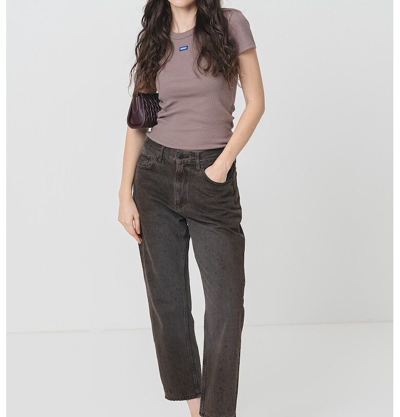 Слим тениска Easy с лого HUGO