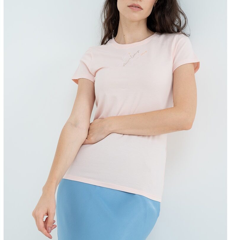 Слим тениска с лого ARMANI EXCHANGE