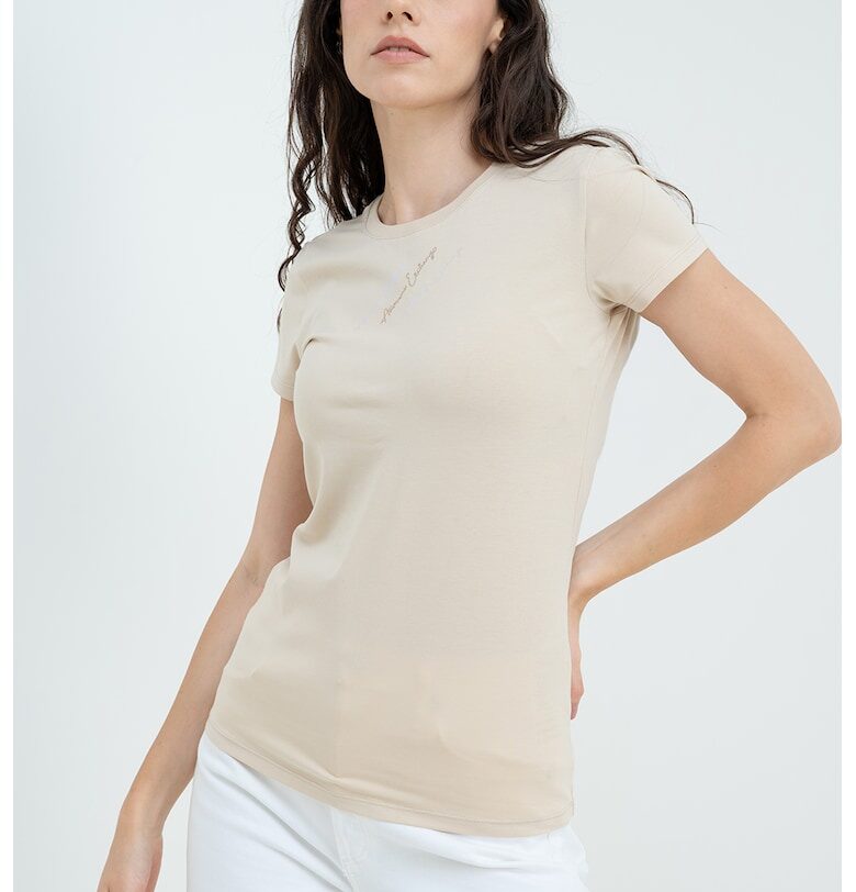 Слим тениска с лого ARMANI EXCHANGE