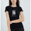 Слим тениска с лого ARMANI EXCHANGE