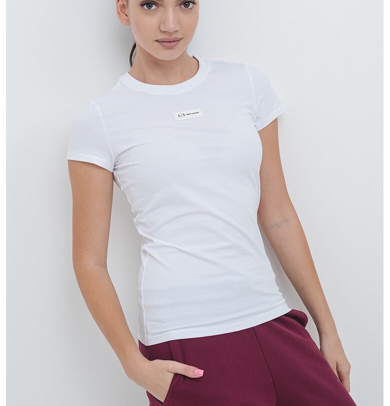 Слим тениска с лого ARMANI EXCHANGE