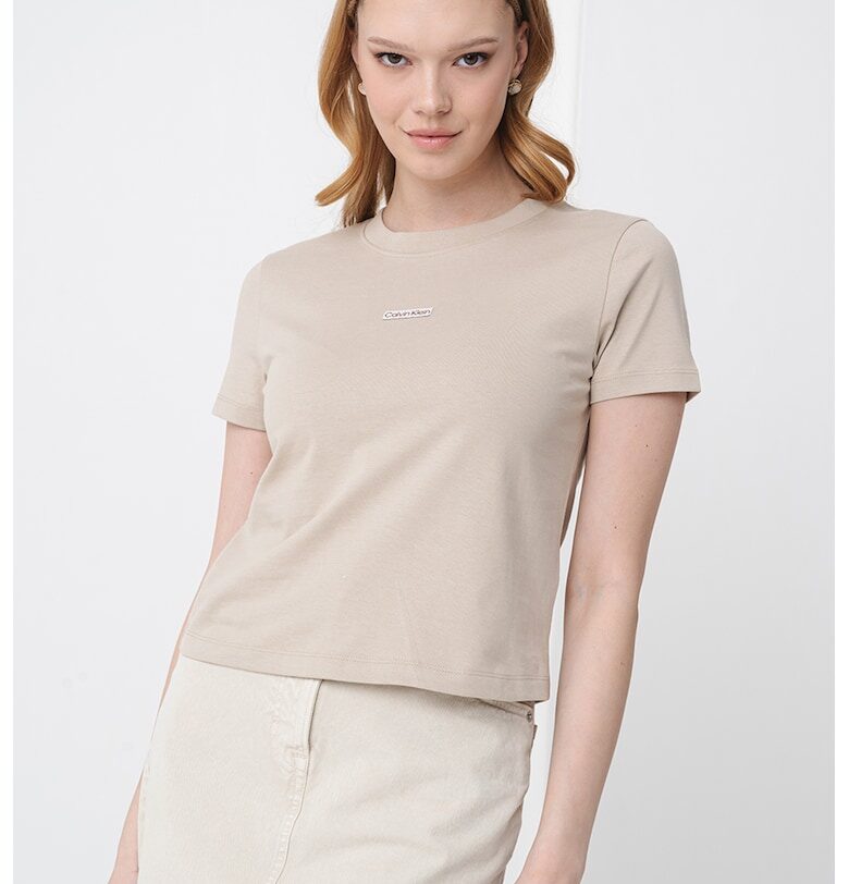 Слим тениска с лого CALVIN KLEIN JEANS