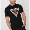 Слим тениска с лого GUESS