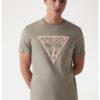 Слим тениска с лого GUESS