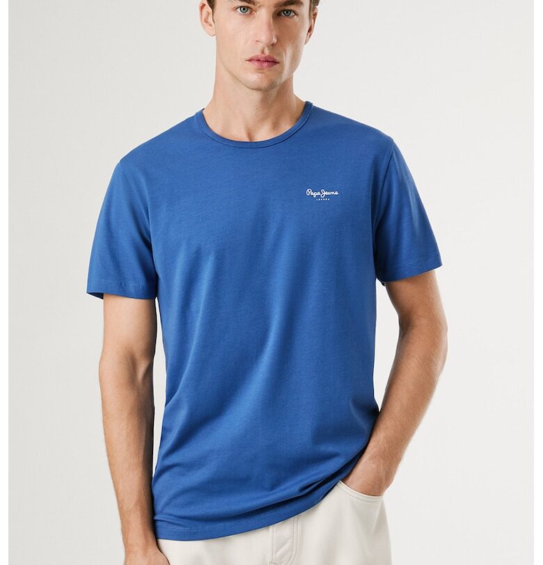 Слим тениска с лого Pepe Jeans London