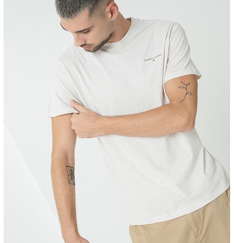 Слим тениска с лого Tommy Jeans