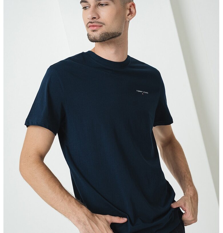 Слим тениска с лого Tommy Jeans