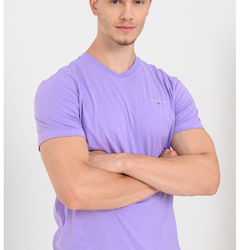 Слим тениска с лого Tommy Jeans