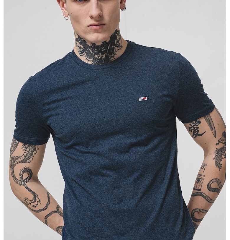 Слим тениска с лого Tommy Jeans