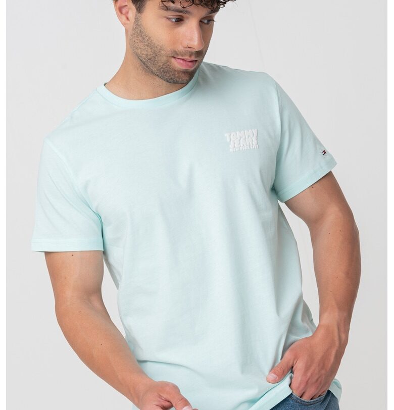 Слим тениска с лого Tommy Jeans