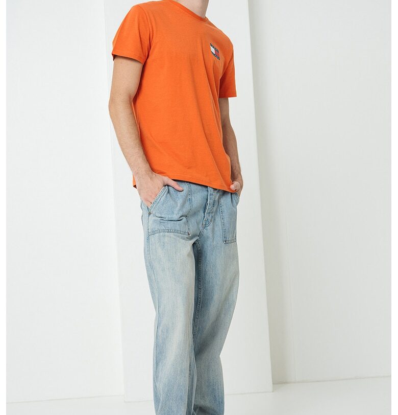 Слим тениска с лого Tommy Jeans