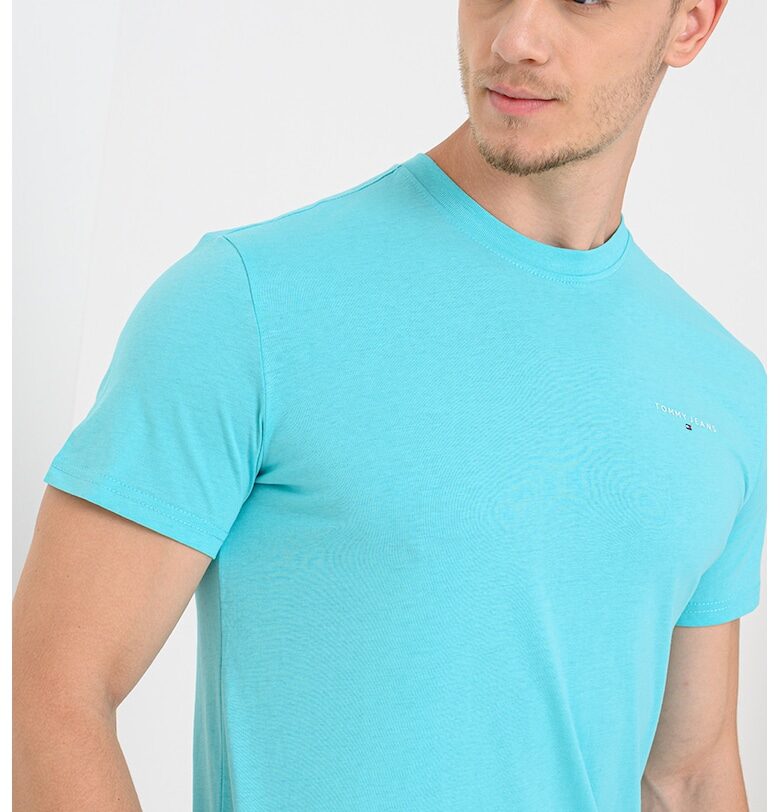 Слим тениска с лого Tommy Jeans