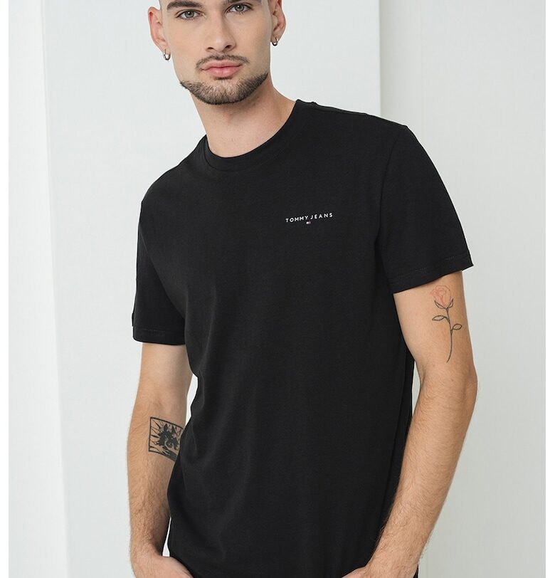 Слим тениска с лого Tommy Jeans