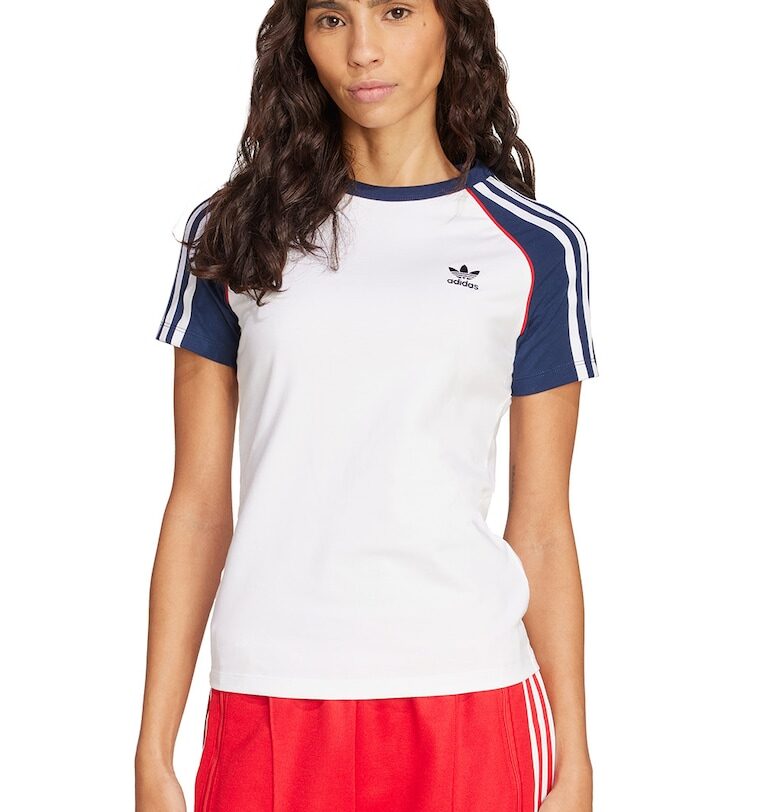 Слим тениска с лого adidas Originals