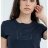 Слим тениска с овално деколте ARMANI EXCHANGE