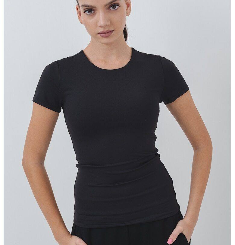 Слим тениска с овално деколте ARMANI EXCHANGE