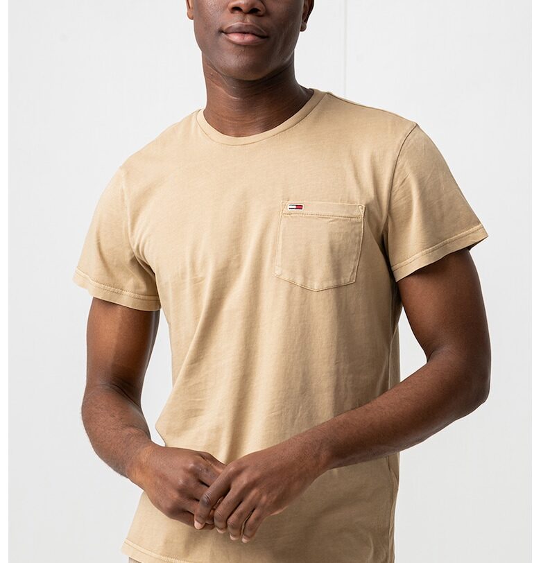 Слим тениска с овално деколте Tommy Jeans