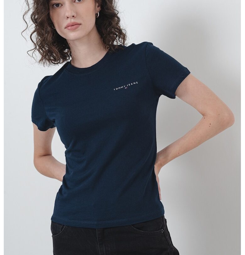 Слим тениска с памук Tommy Jeans