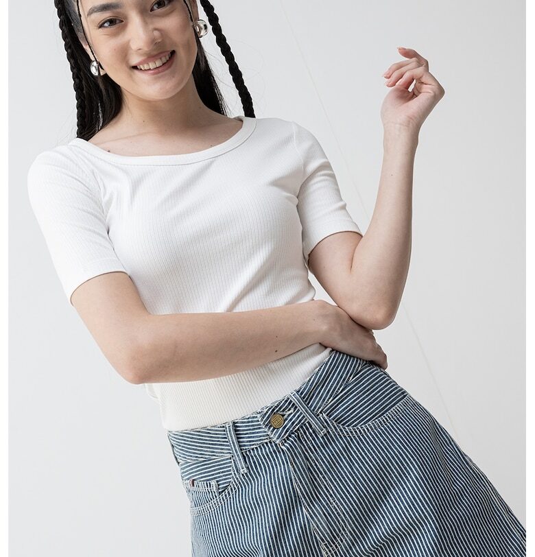 Слим тениска с рипс Tommy Hilfiger