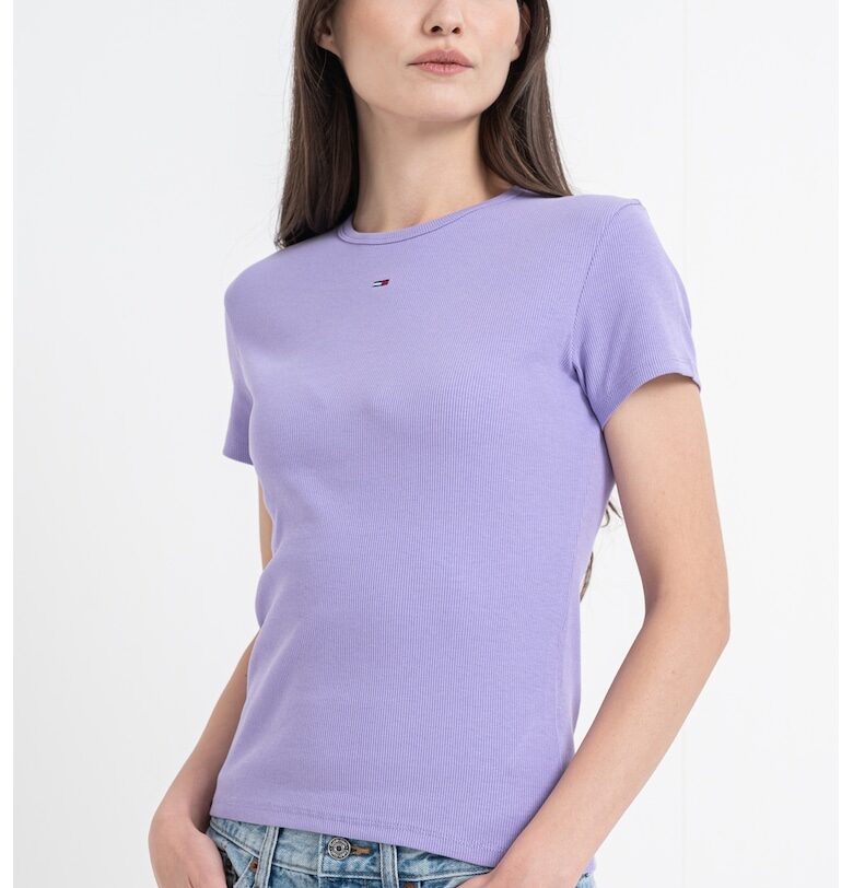 Слим тениска с рипс Tommy Jeans