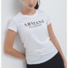 Слим тениска с шарка на гърдите ARMANI EXCHANGE