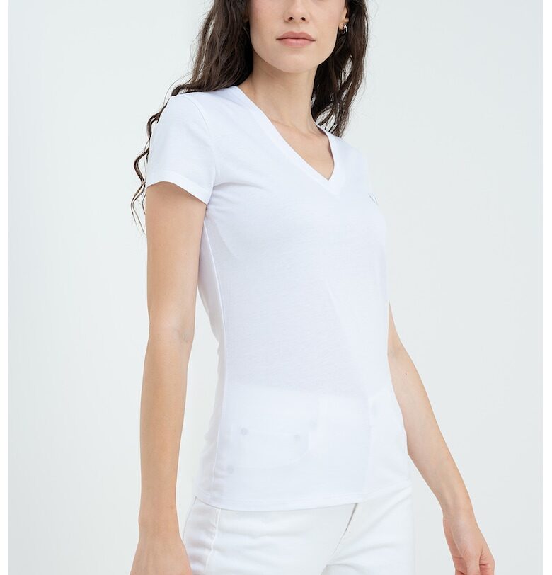 Слим тениска с шпиц ARMANI EXCHANGE