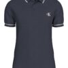 Слим тениска с яка CALVIN KLEIN JEANS
