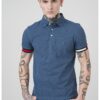 Слим тениска с яка Tommy Hilfiger
