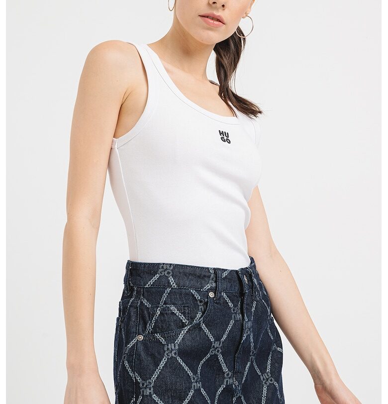 Слим топ с лого HUGO