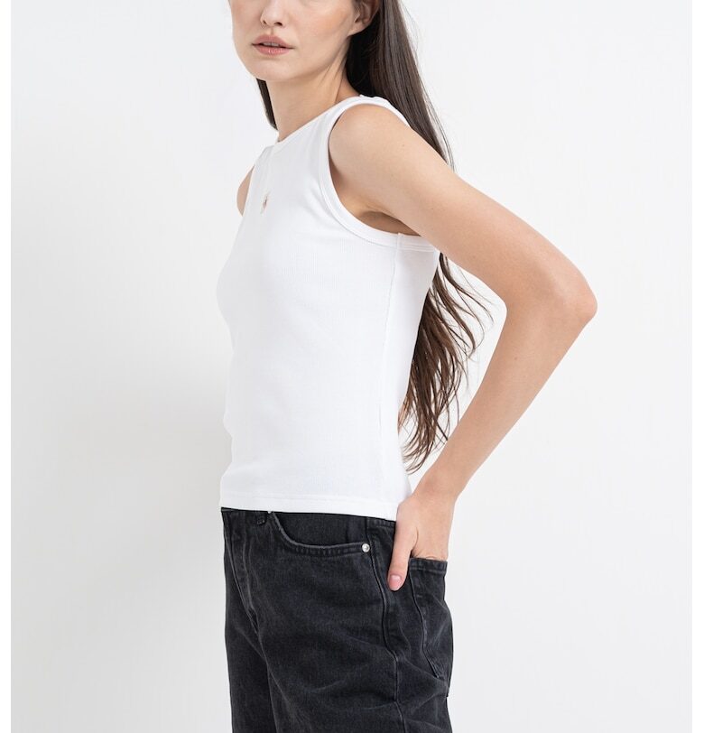 Слим топ с изрязан гръб CALVIN KLEIN JEANS