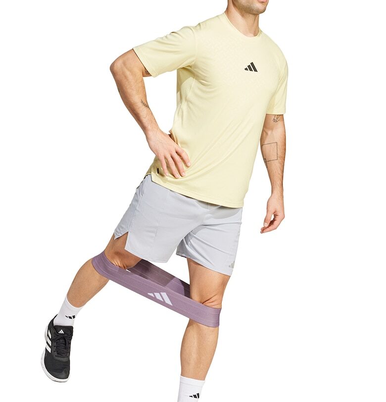 Слим фитнес тениска Power с лого adidas Performance